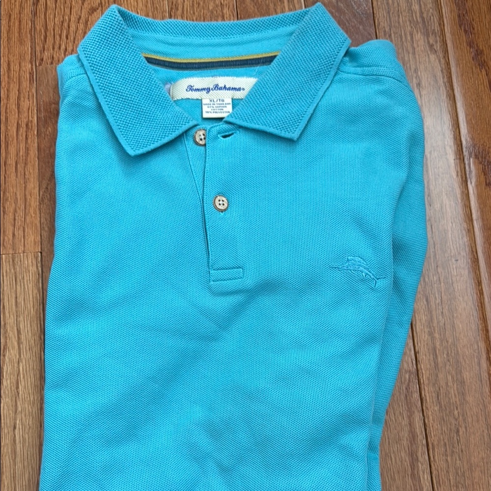 Tommy Bahama Blue Polo Shirt